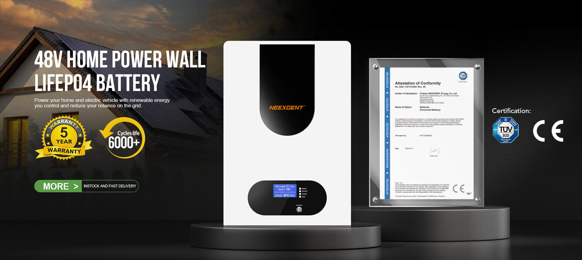 Power wall battery supplier
