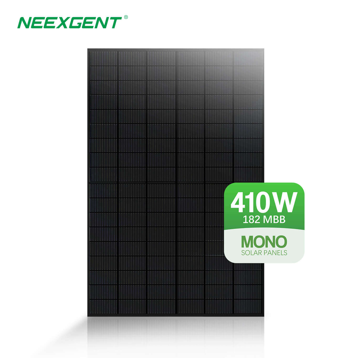 Neexgent High Efficiency 410W-670W Full Back Solar Panels Pv Solar Modules Solar Power Panels For Sale