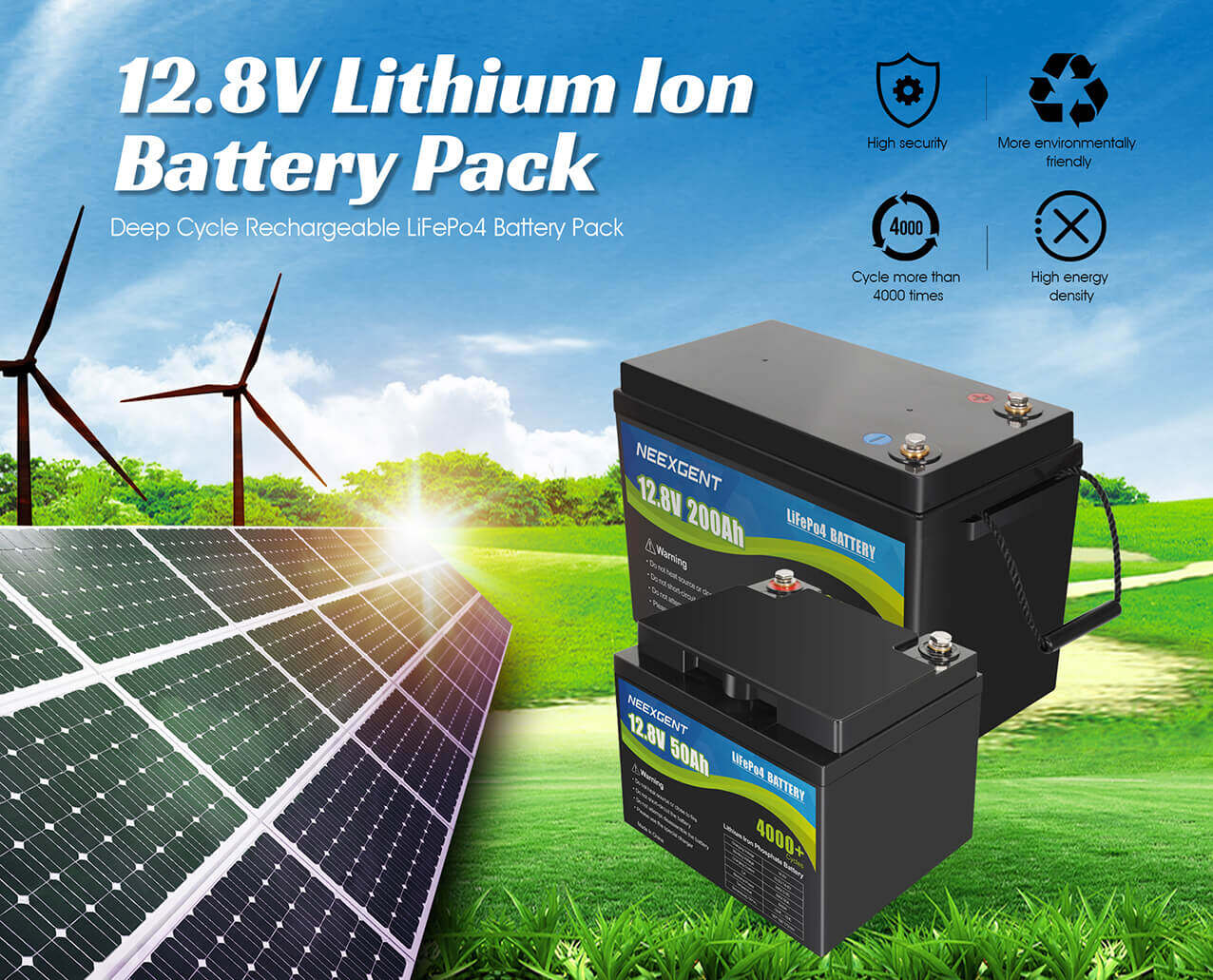 12.8 volt lifepo4 battery pack