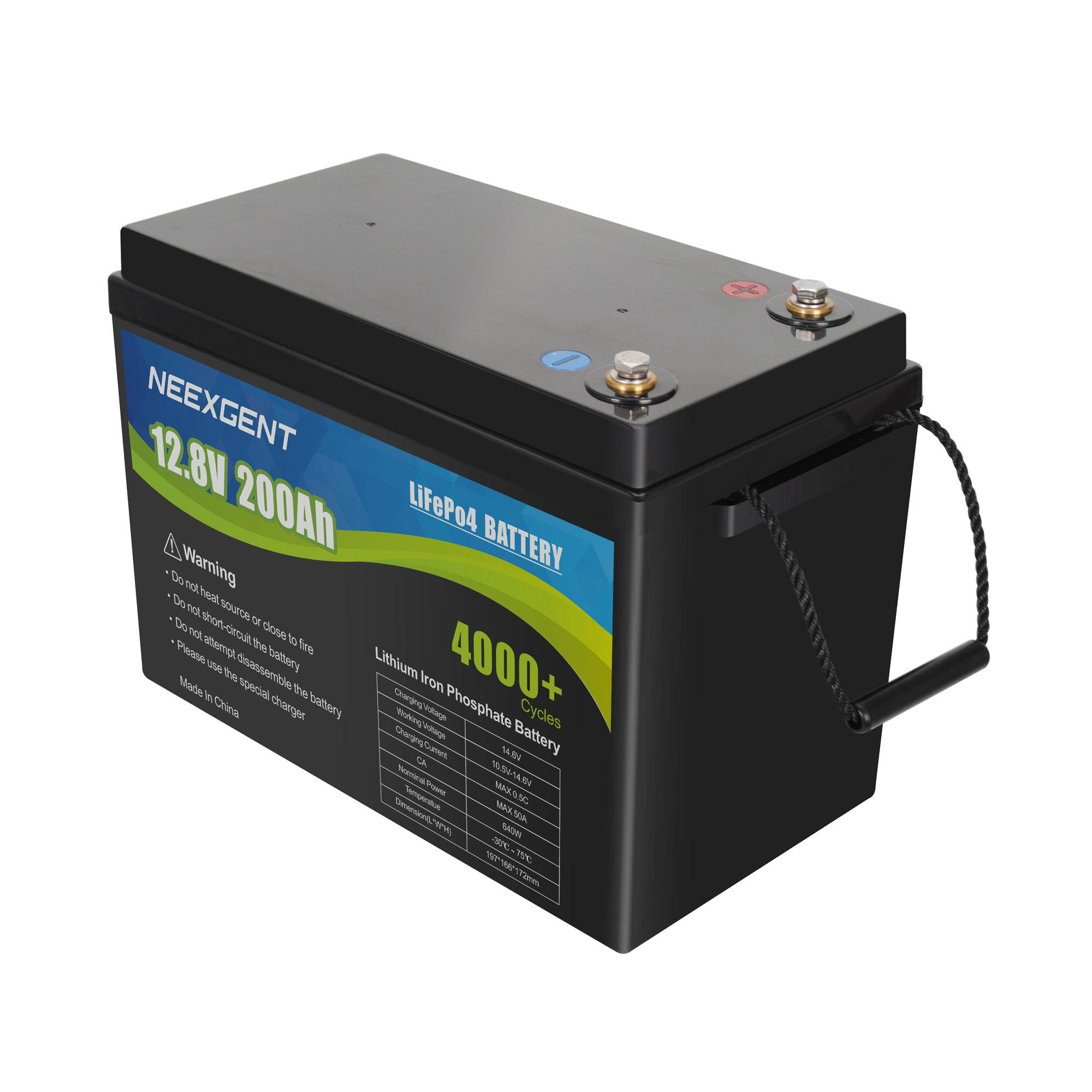 High capacity lifepo4 12.8v 200ah battery pack lithium battery for solar power system