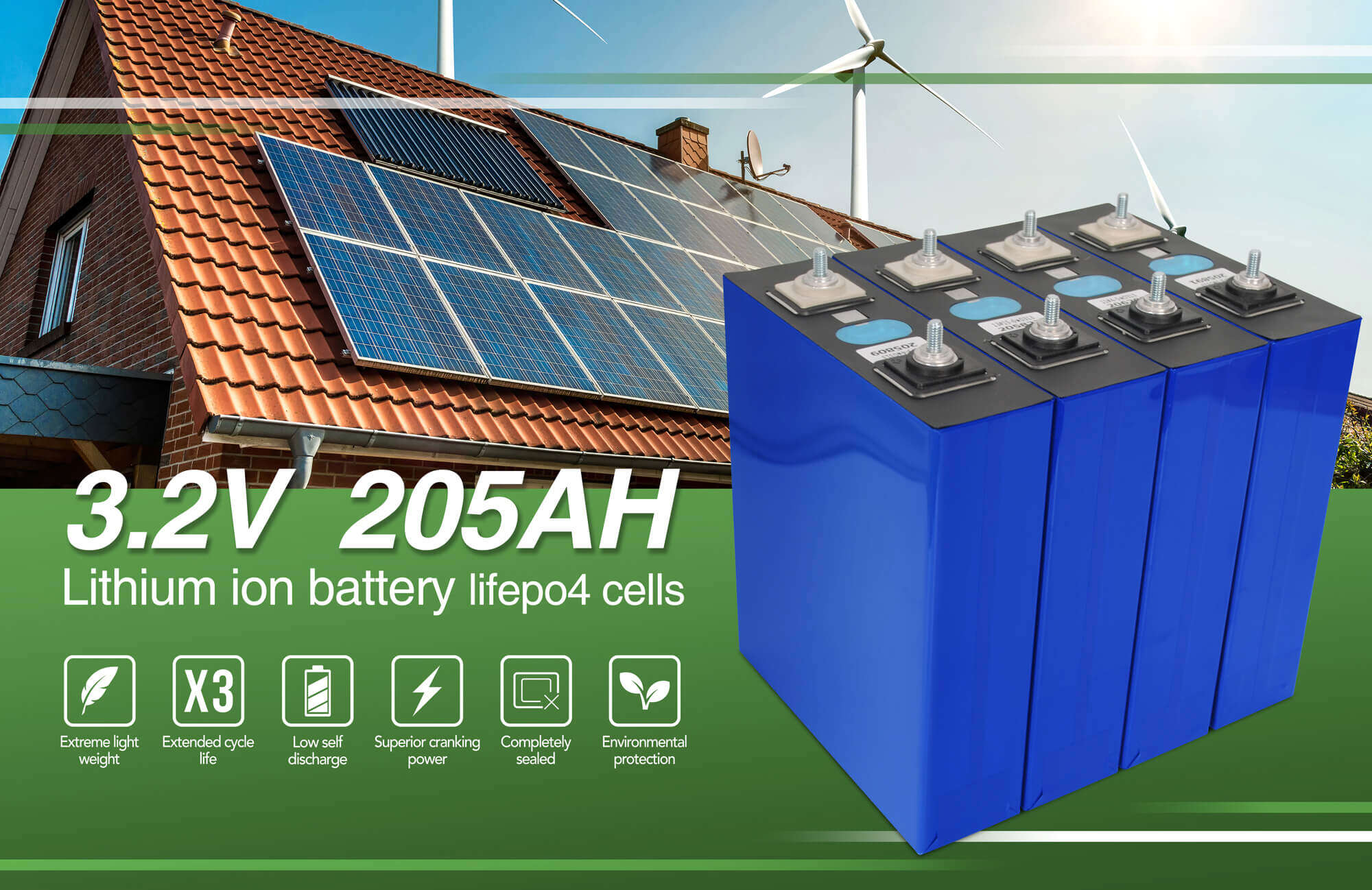 3.2v lithium ion battery