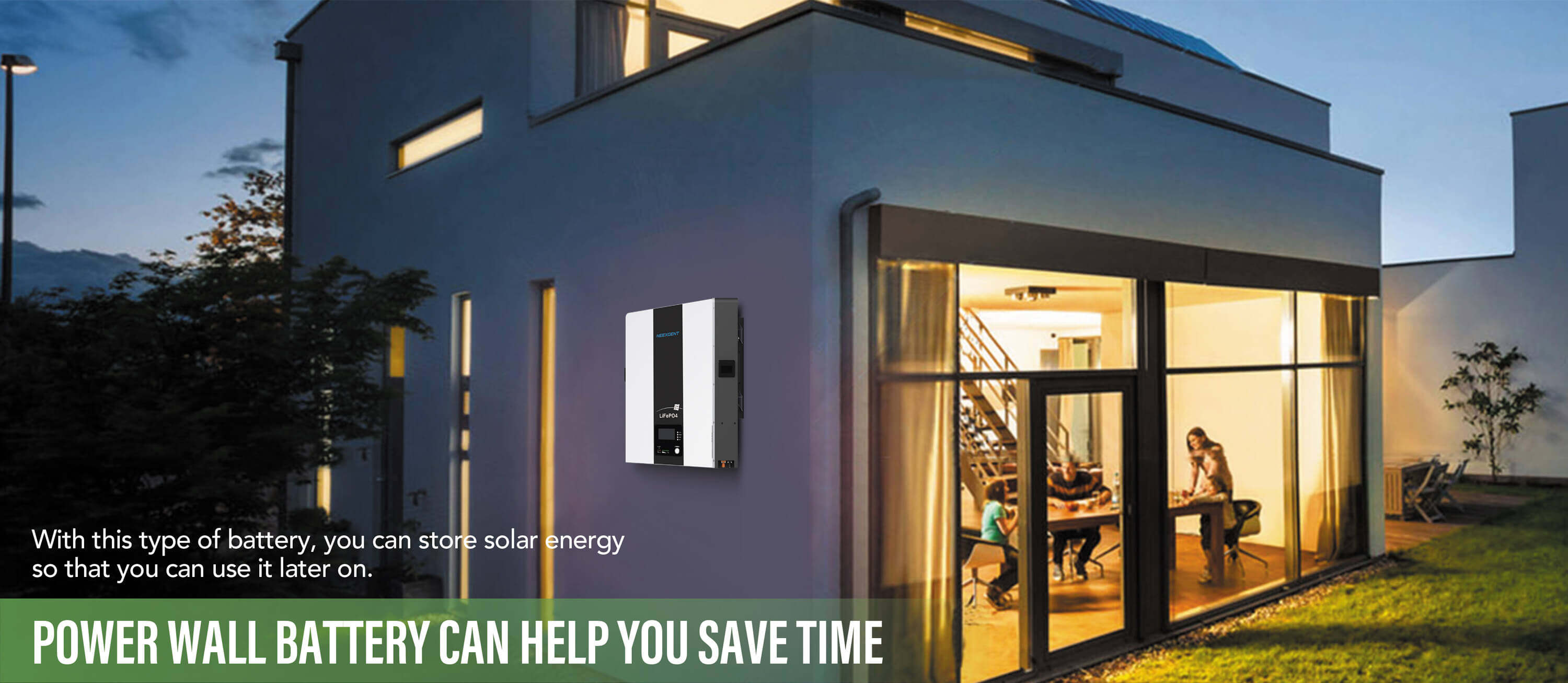 solar battery wall 100ah