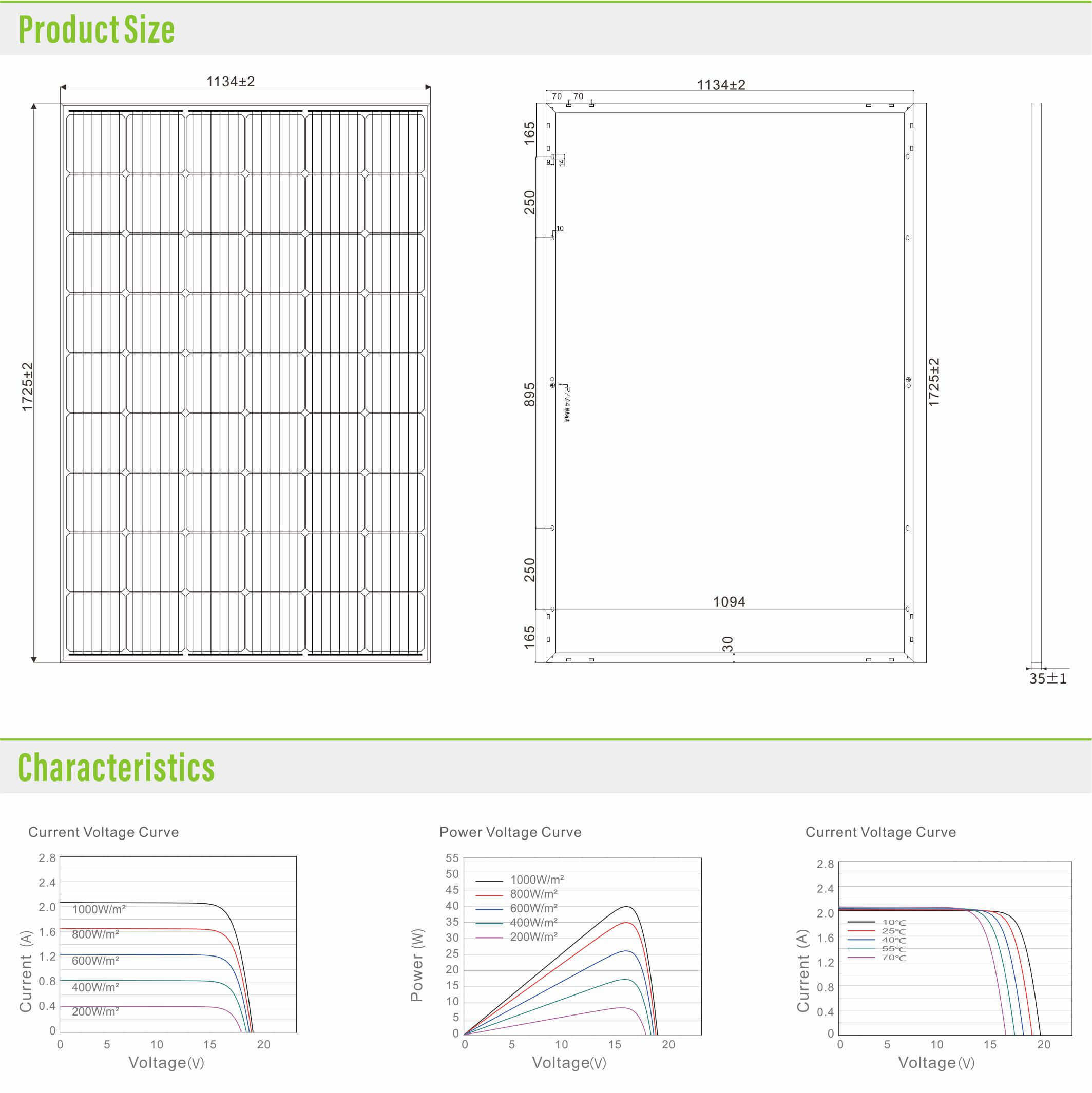 450w monocrystalline pv