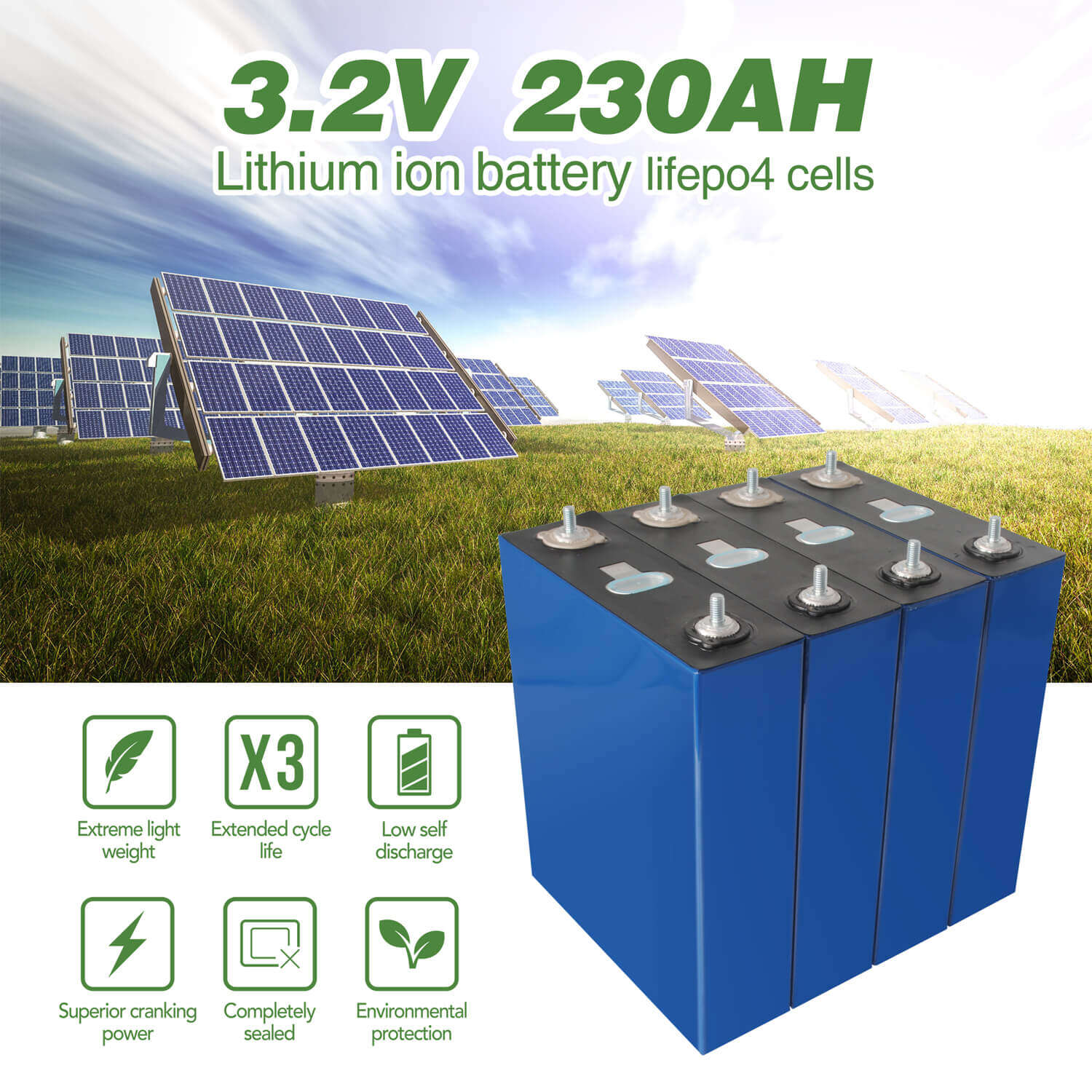 lifepo4 3.2v battery