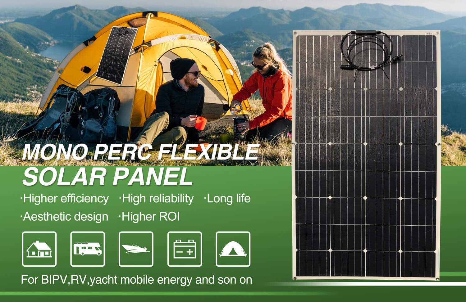 boat flexible solar panels 