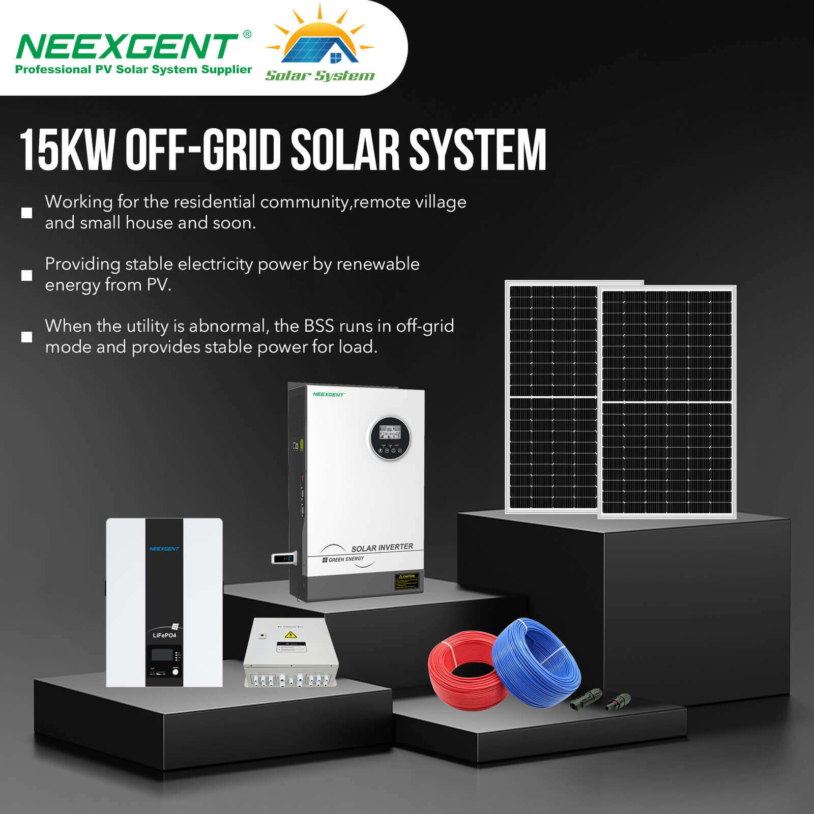 off grid system 15kw