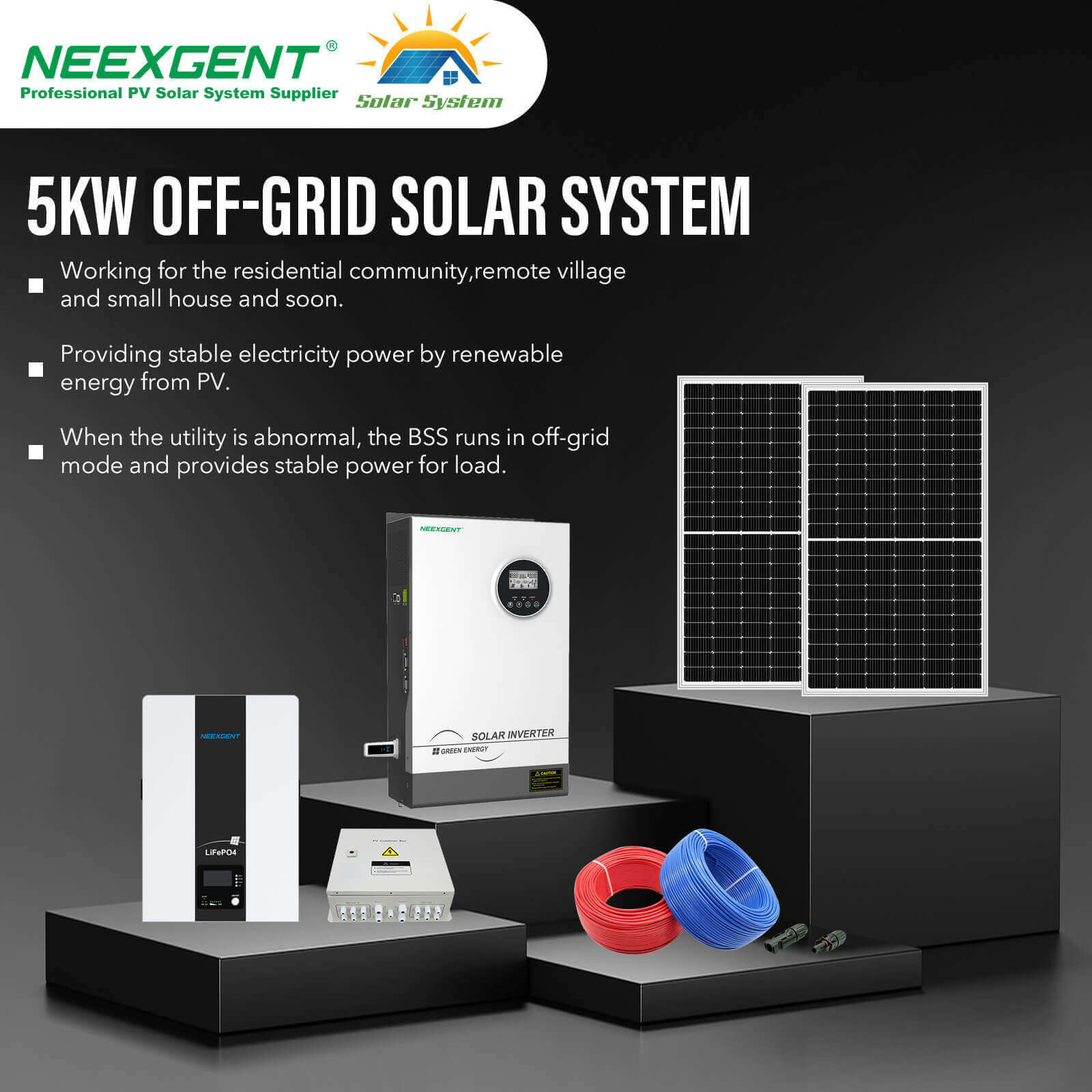 hybrid solar system kit 