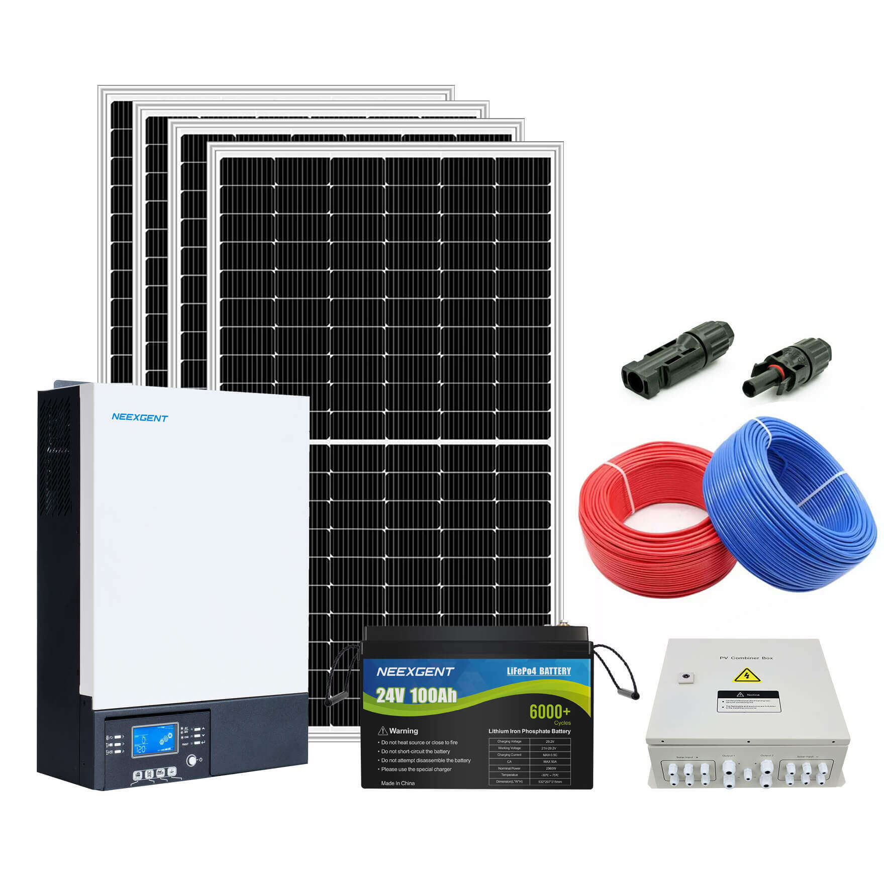 3kw off grid hybrid solar system