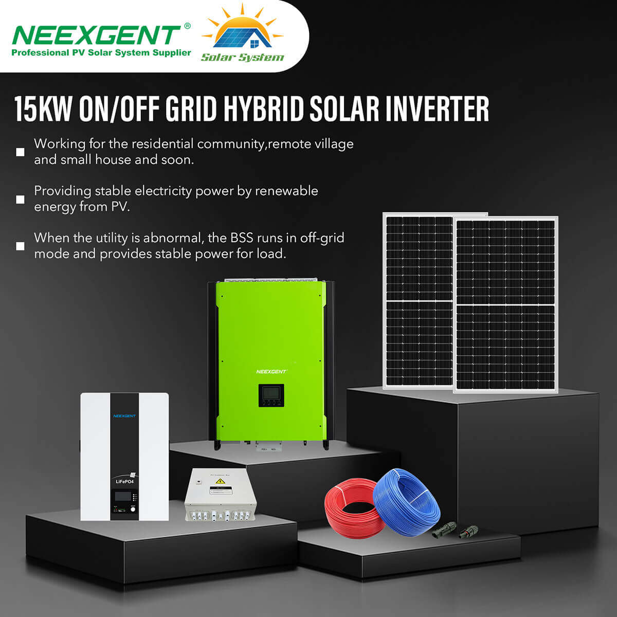 15kw hybrid solar system price