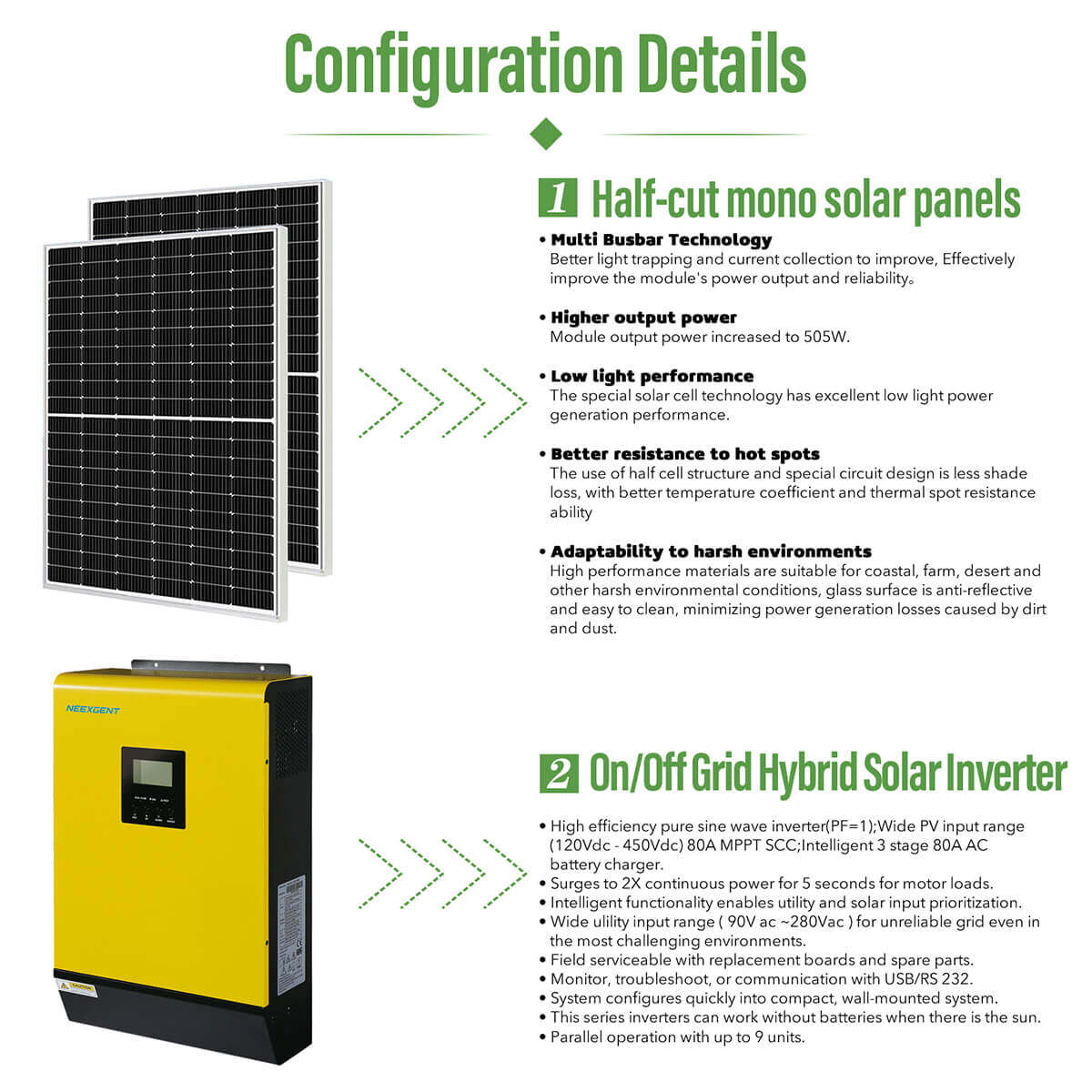 15kw hybrid solar power