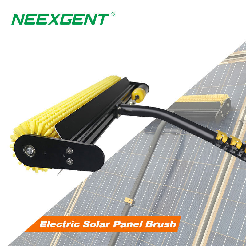 Neexgent Automatic Solar Cleaning Machine Electric Solar Panel Cleaning Rotating Brush