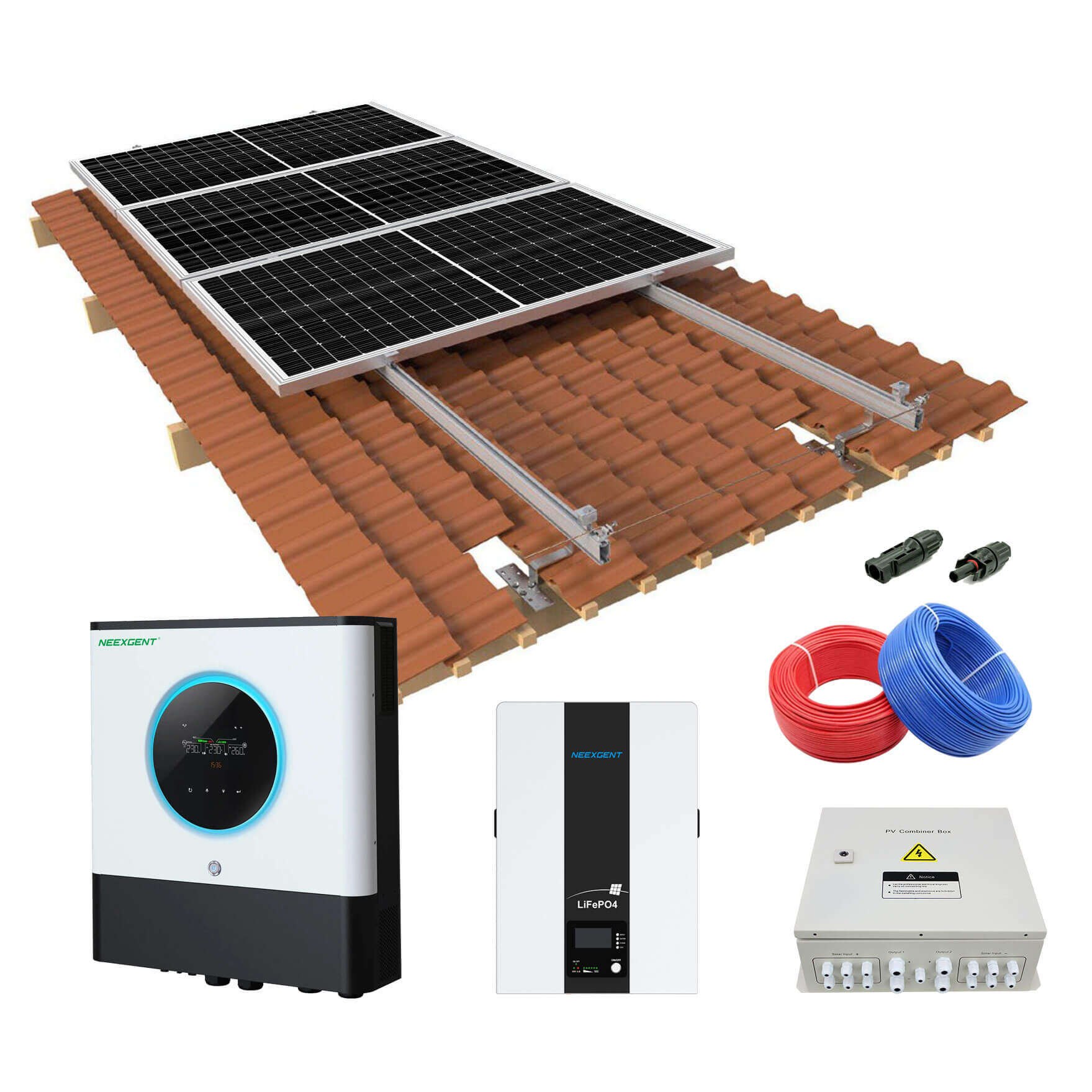 10kw off grid hybrid solar system