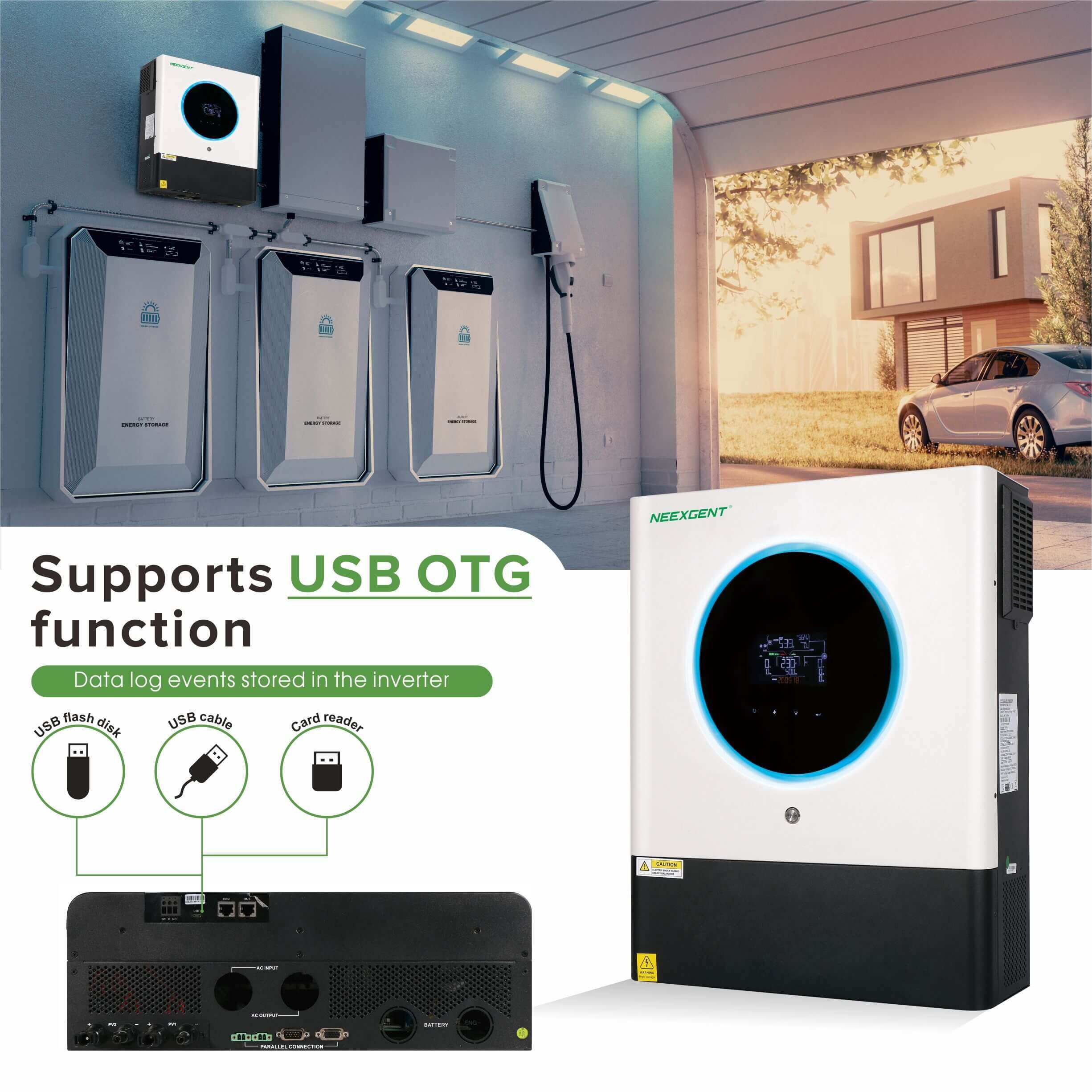 USB OTG solar inverter