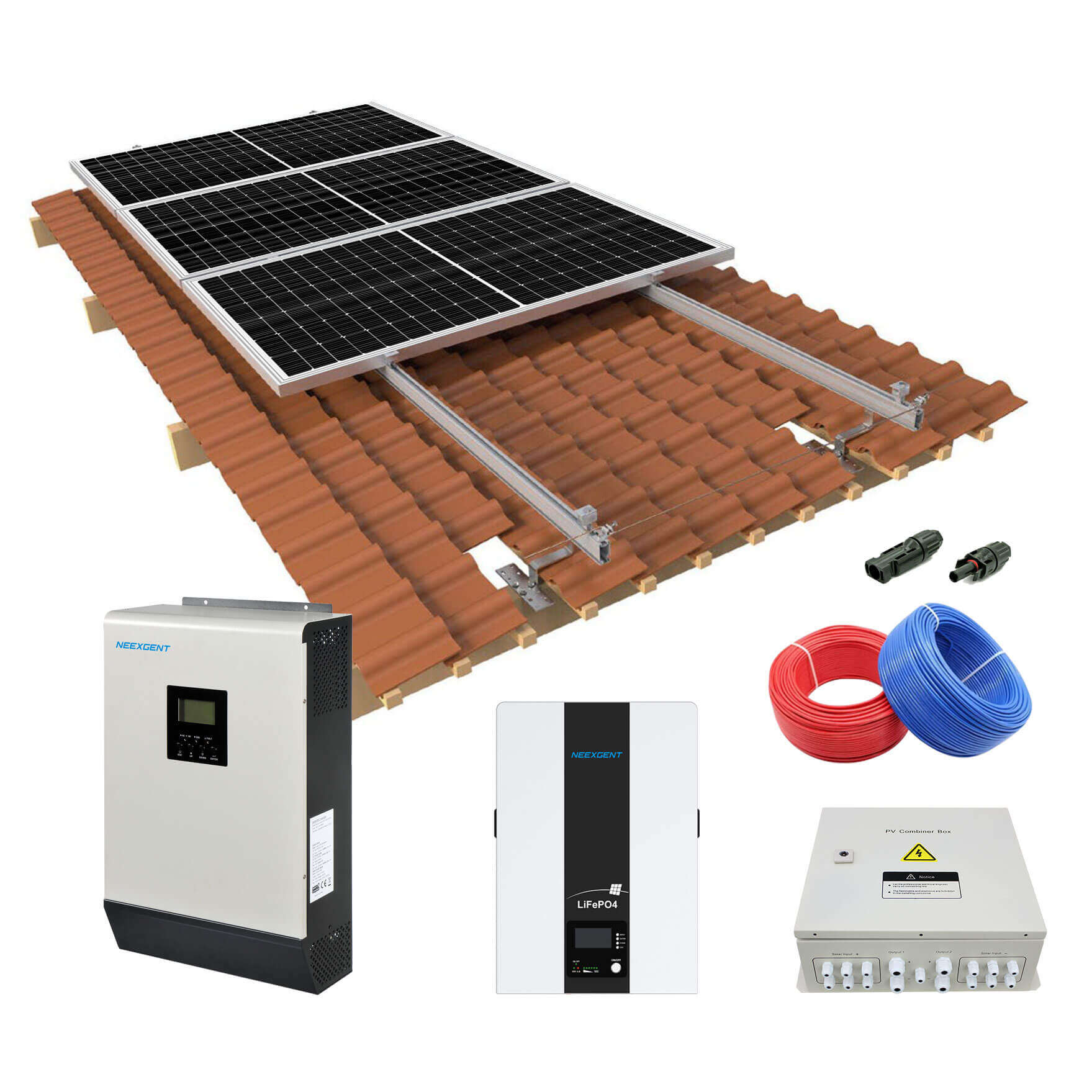 15kw off grid hybrid solar system