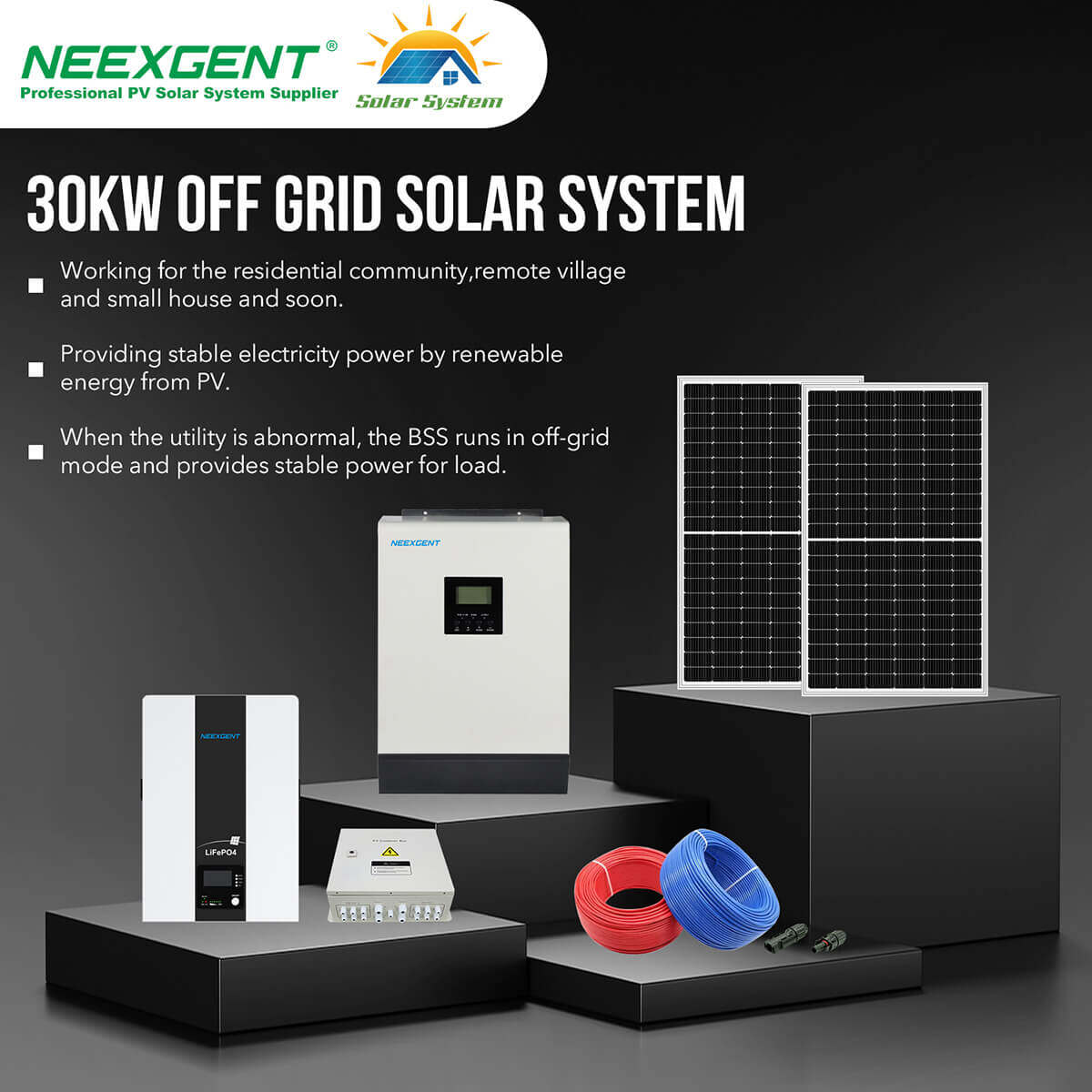 30kw off grid system