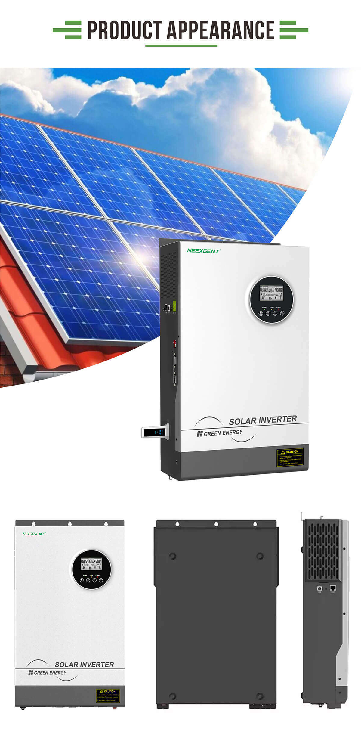 off grid 450v solar system