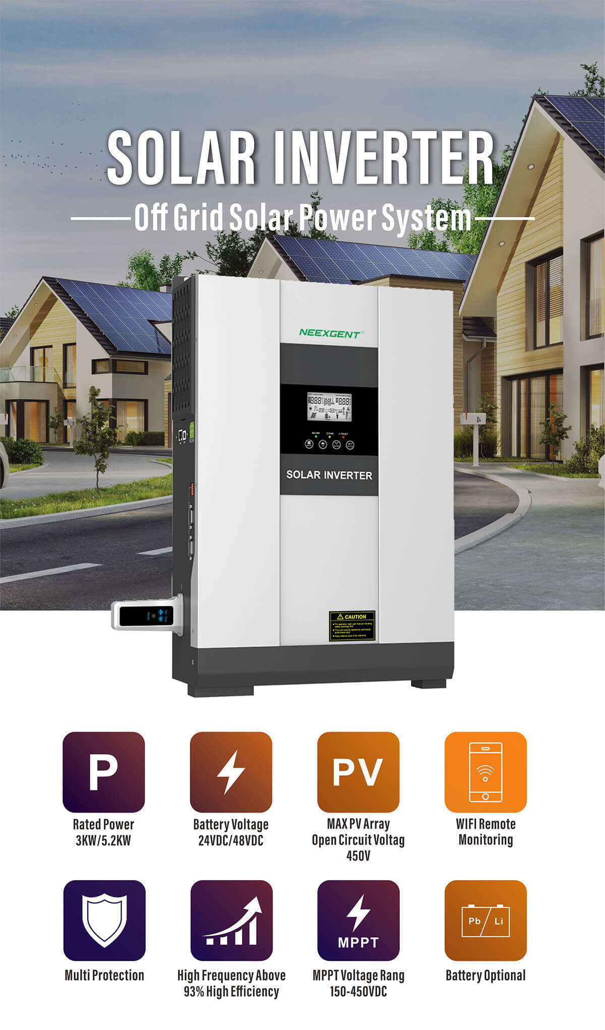 off grid pure sine wave inverter