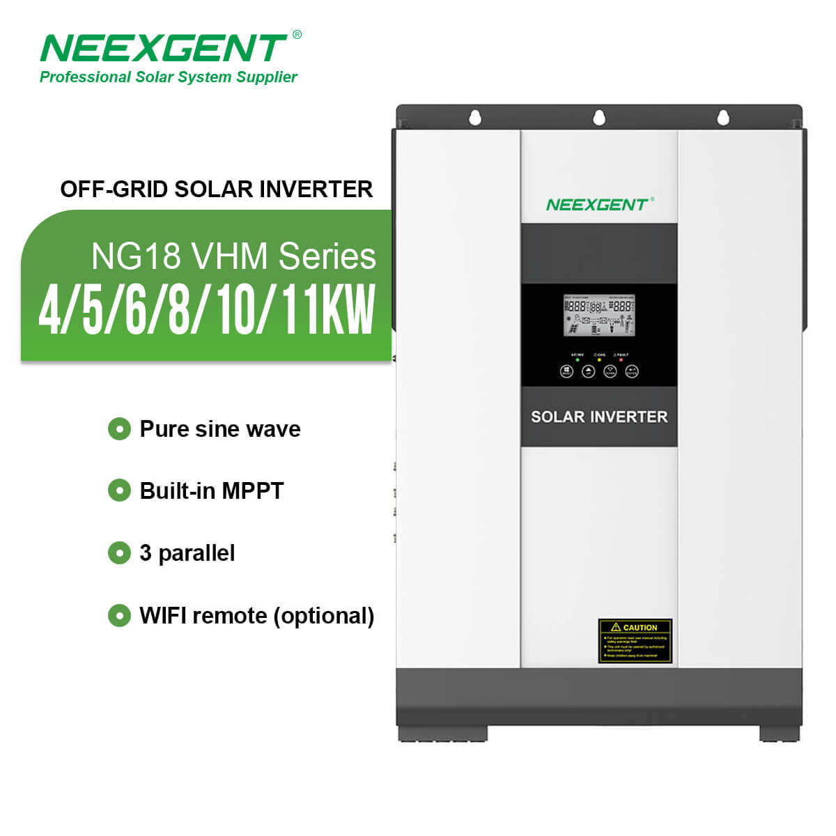 Neexgent 5500w 100000 Pure Sine Wave Inverter 3000w On Off Grid Hybrid Solar Inverter From China