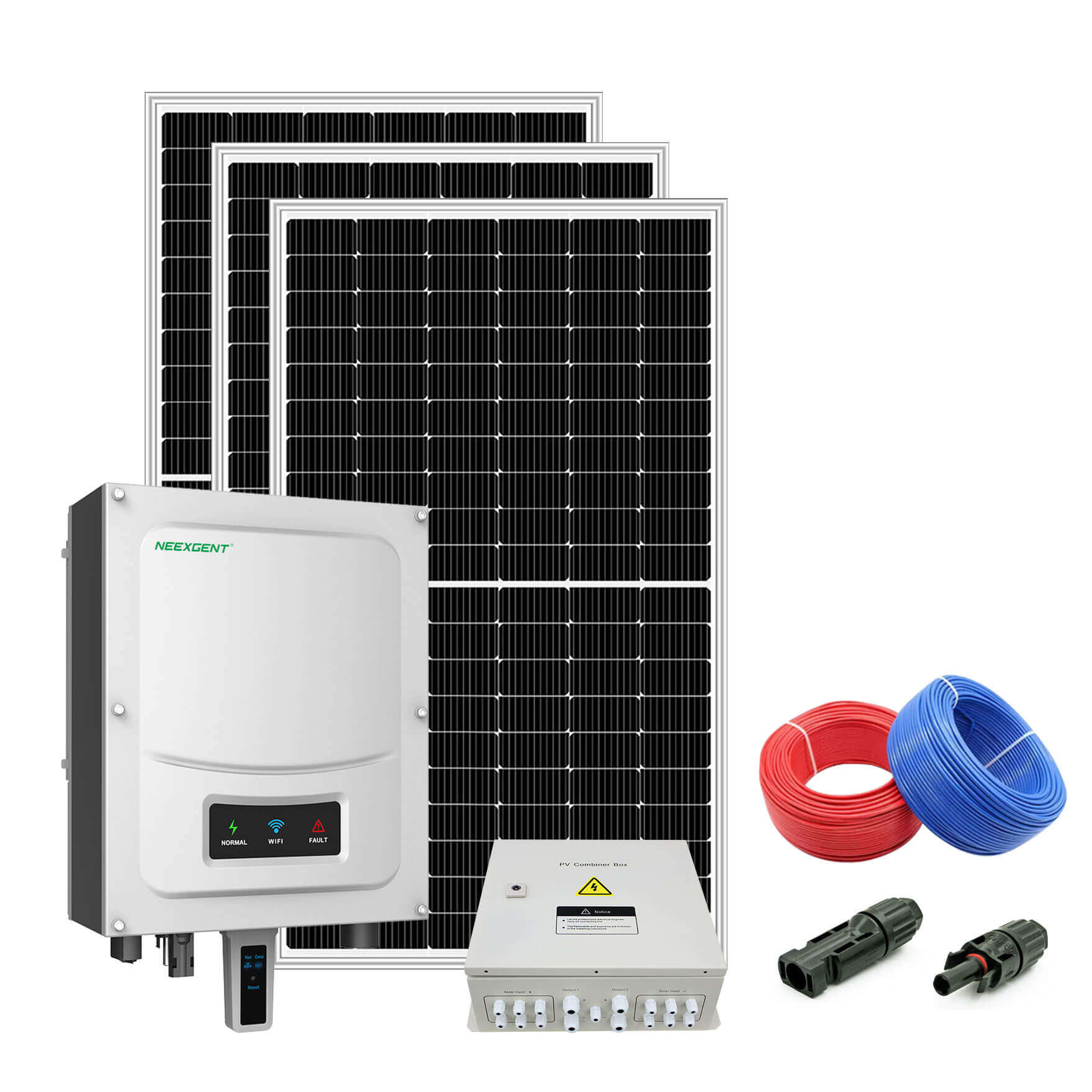 3kw on grid solar plant