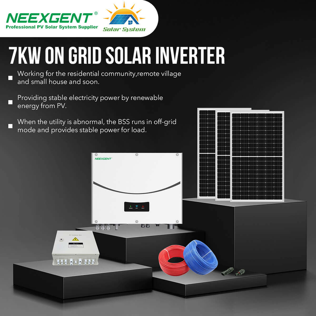 7kw on grid solar system price