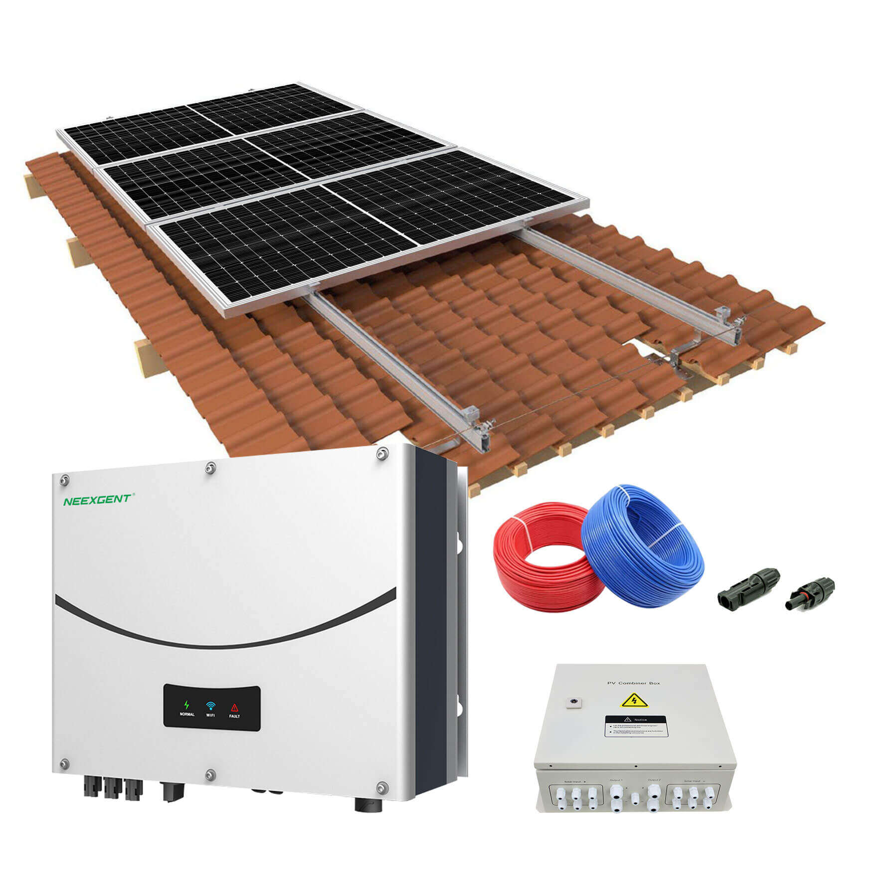 solar panel on grid system 15kw