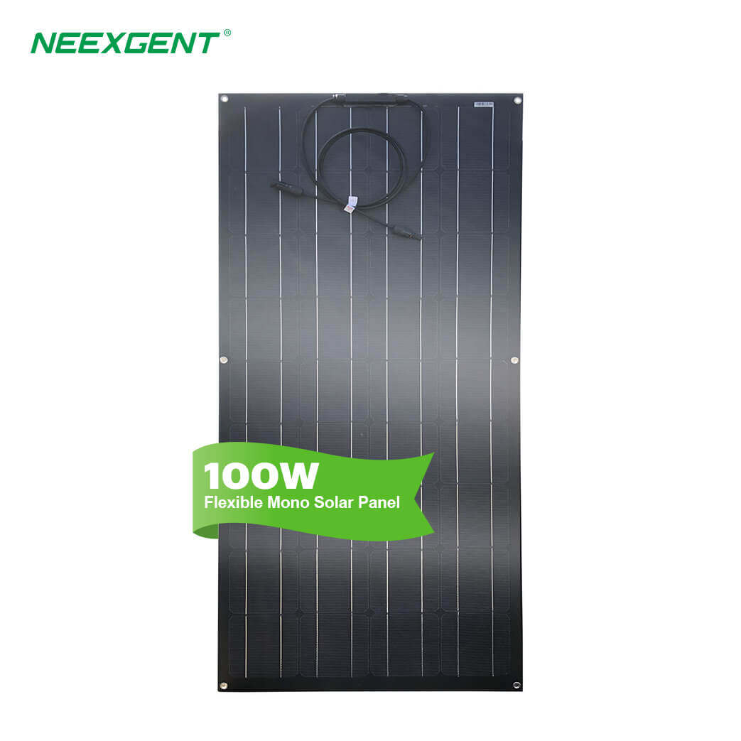 Neexgent 18v 100w Semi Flexible Monocrystalline Solar Cell Solar Charger Solar Panel For Dc 12v Battery Flexible Solar Panel
