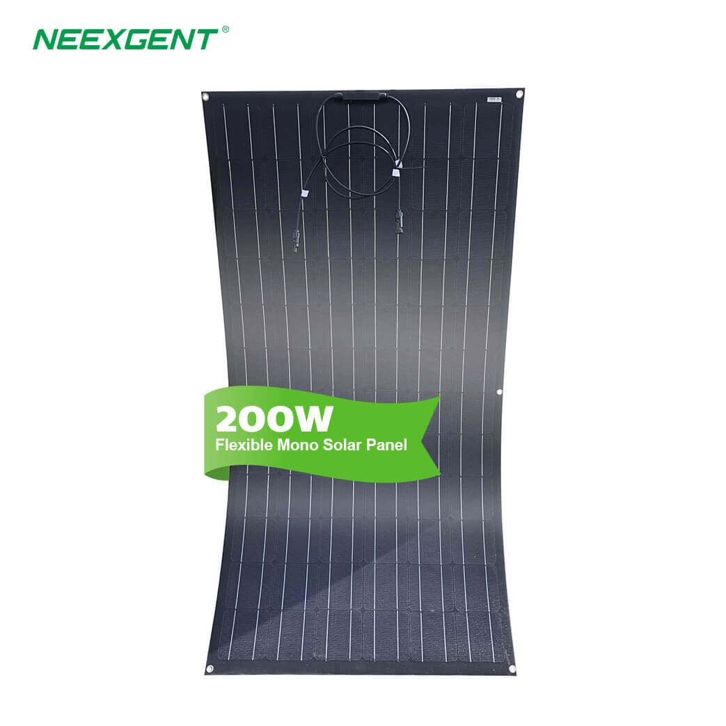Neexgent 200w Monocrystalline Silicon Flexible Solar Panel Mono Flexible Solar Panel For Rv Tricycle