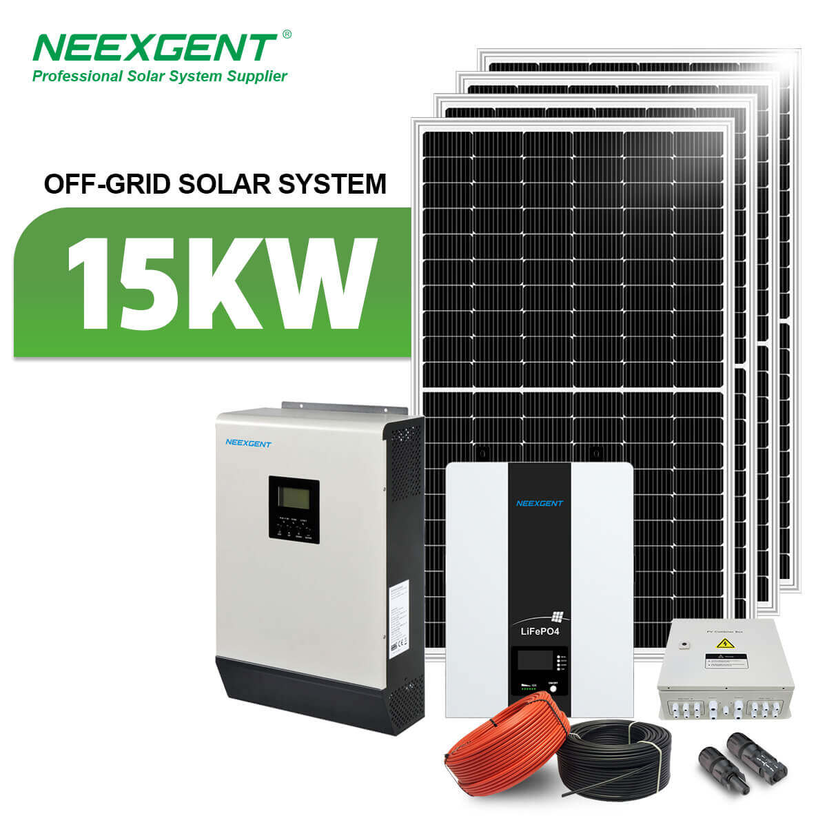 Neexgent Solar Inverter Hybrid Systems 15kw Off Grid Hybrid Inverter Solar Energy System