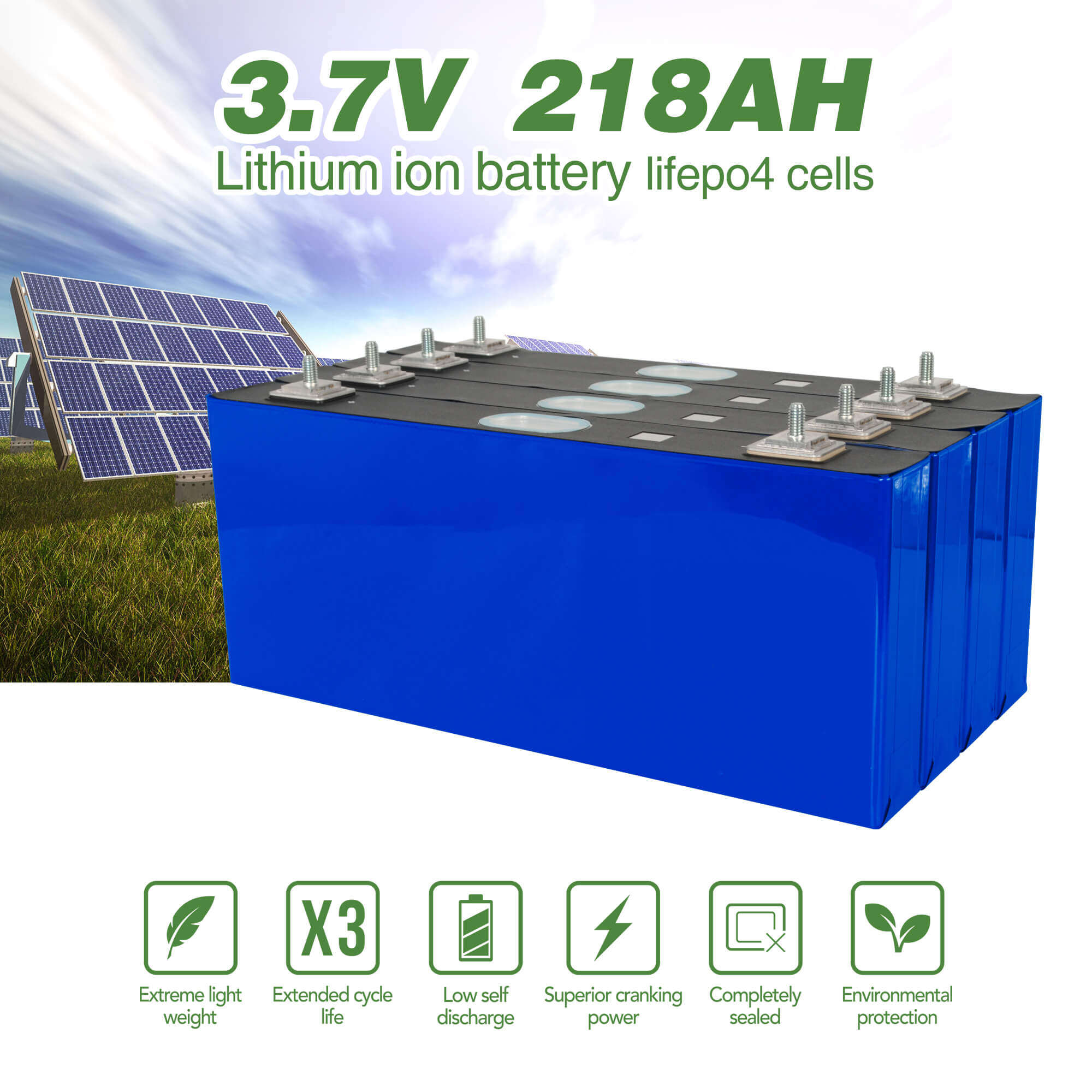 218ah lifepo4 lithium battery