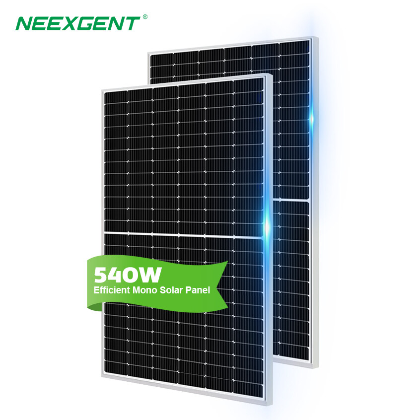 Neexgent high Efficiency Solar 540W 9BB Half Cut Cell Mono Solar Panel PERC Half Cell 132 Cell