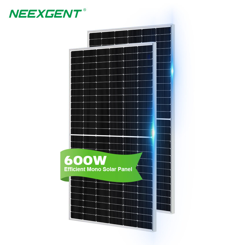 Neexgent 600w Solar Panel Mono Solar Panels 156 Cell 12bb Pv Modules Home Kit