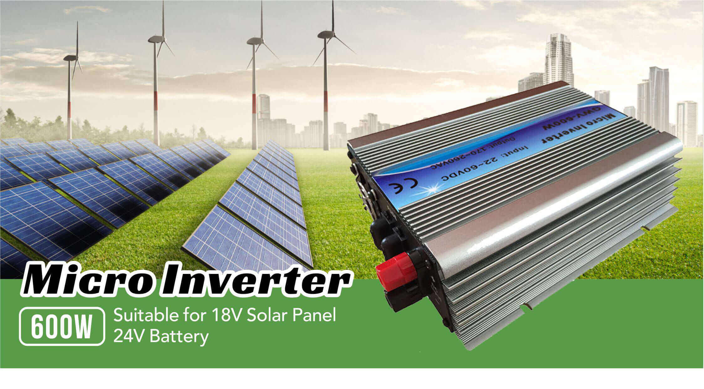 600w micro grid tie inverter