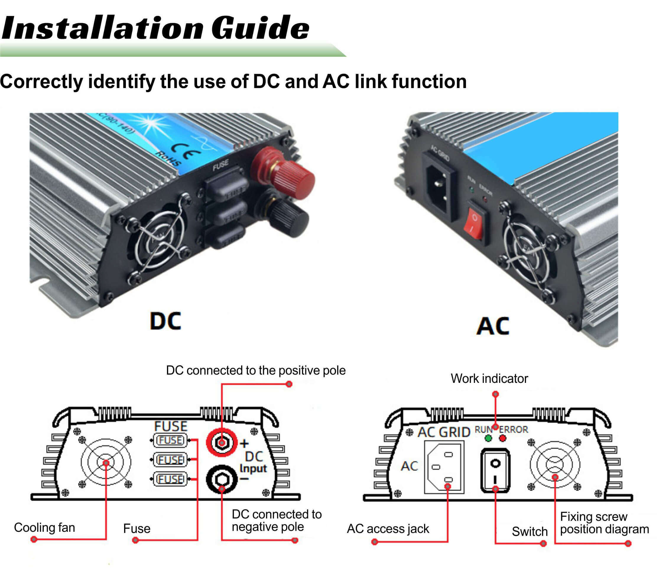 1000 watt solar panel with micro inverter