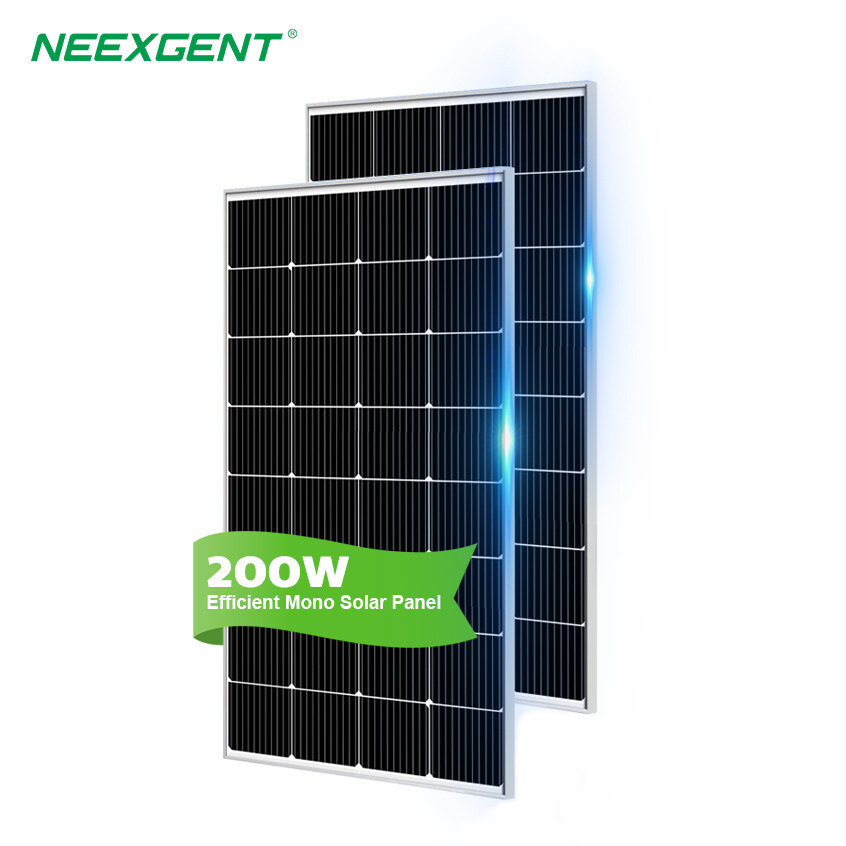 Neexgent High Efficiency 200W Mono Solar Panel Home 200 watt Solar Panels Mono A grade