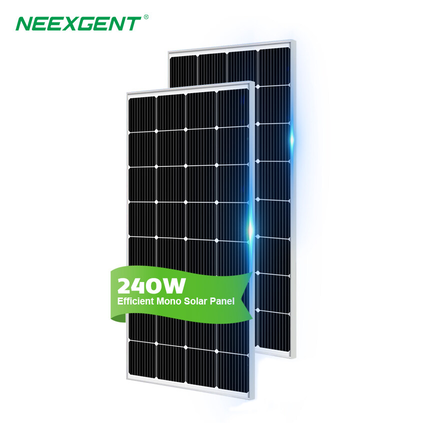 Neexgent 240watt Solar Energy Panel Mono Solar Panel For Solar Power System