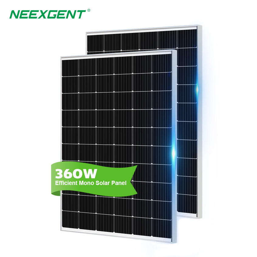 Neexgent 60 Cells 360w Monocrystalline Solar Panels High Effciency Mono Solar Panel