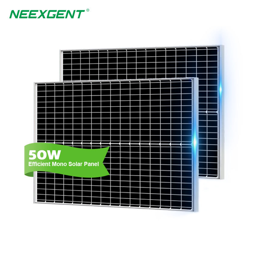 Neexgent Mono Solar Panel 50w 48v High Quality With Tuv Solar Panel Battery Charger 50 Watt Solar Panel