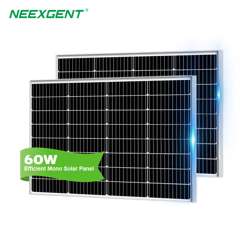 High Efficiency PV 60W Mono Solar Cell Solar Panel for Solar Power System