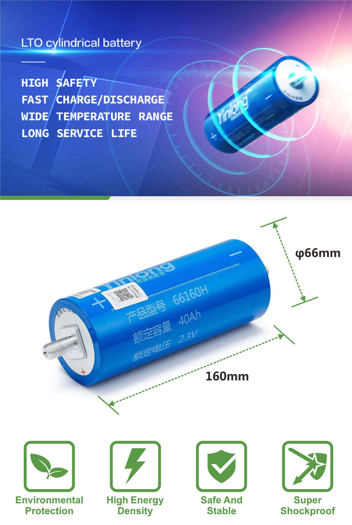 titanate lithium battery