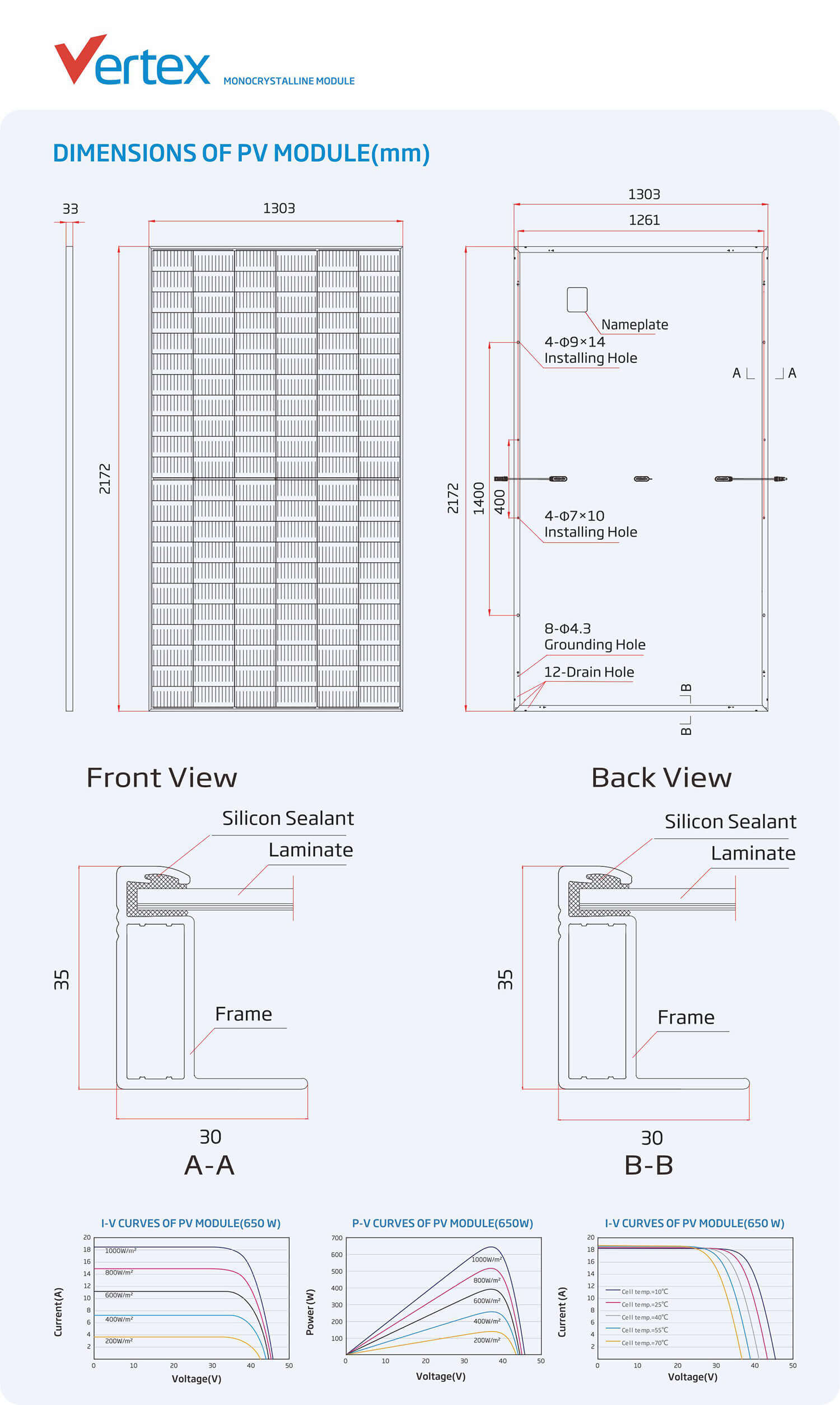 600 watts hjt solar panel