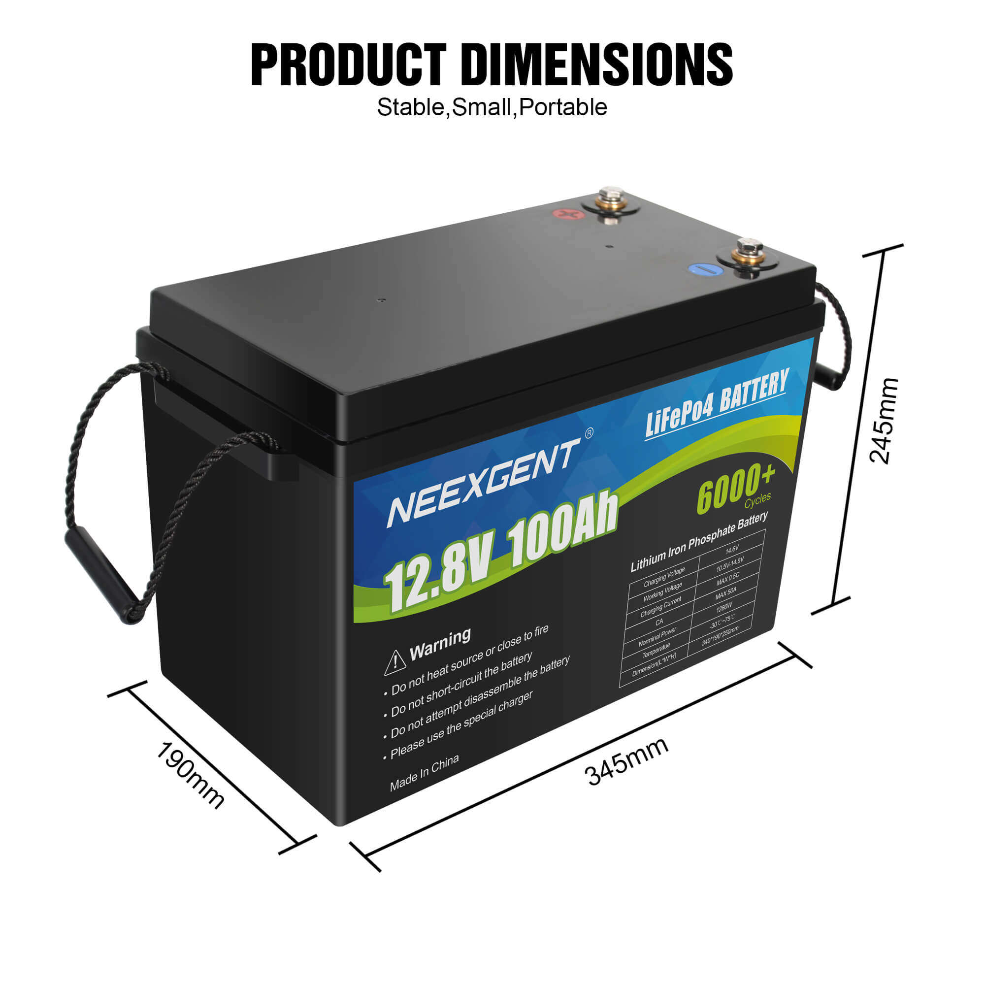 12.8v rechargable battery packs