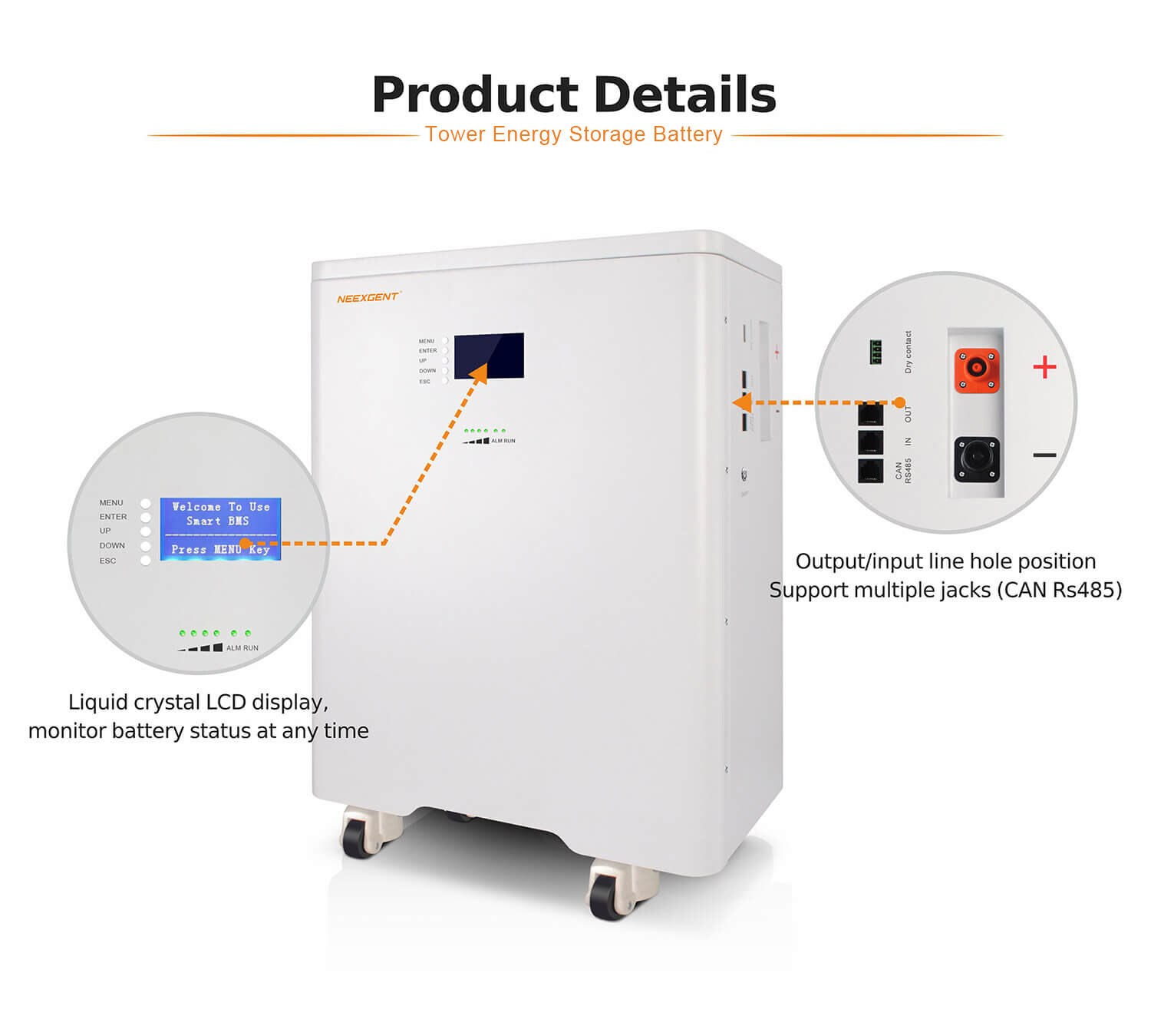 100ah tower energy storage battery