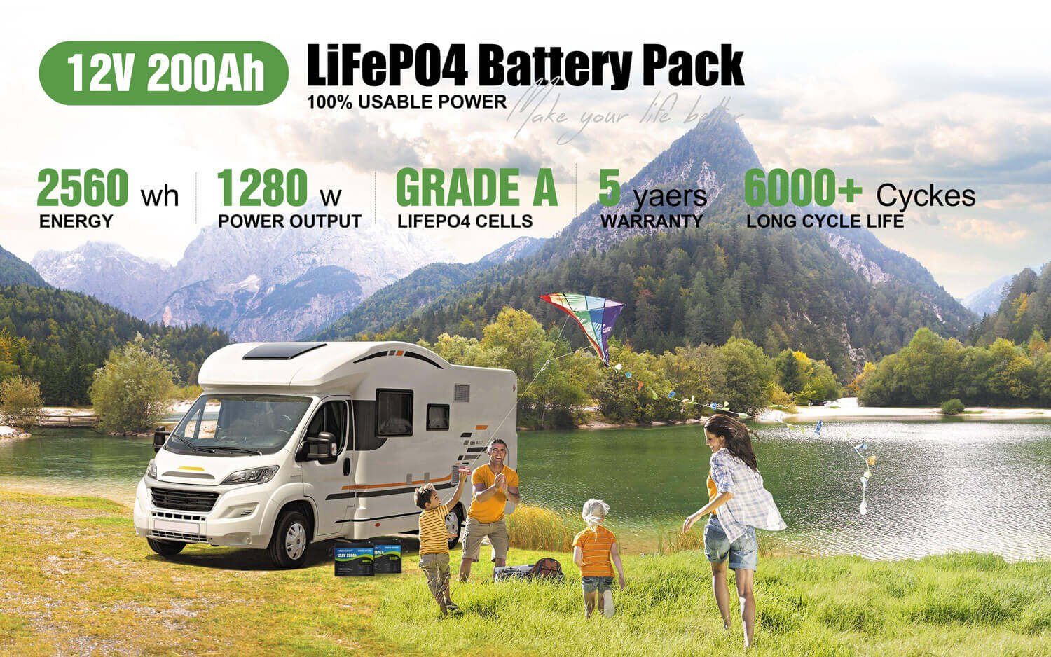 lifepo4 lithium battery pack 