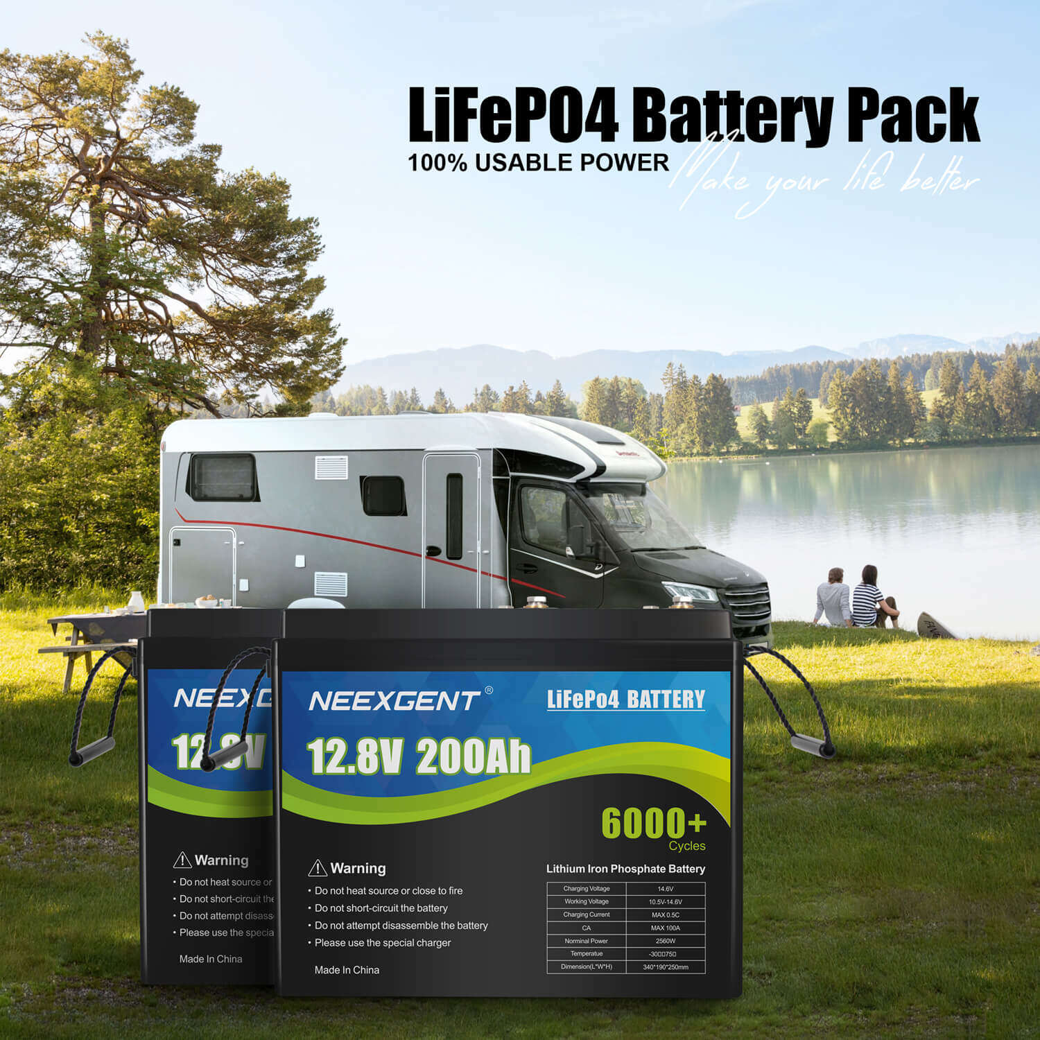 Rechargeable LiFePO4 Battery pack