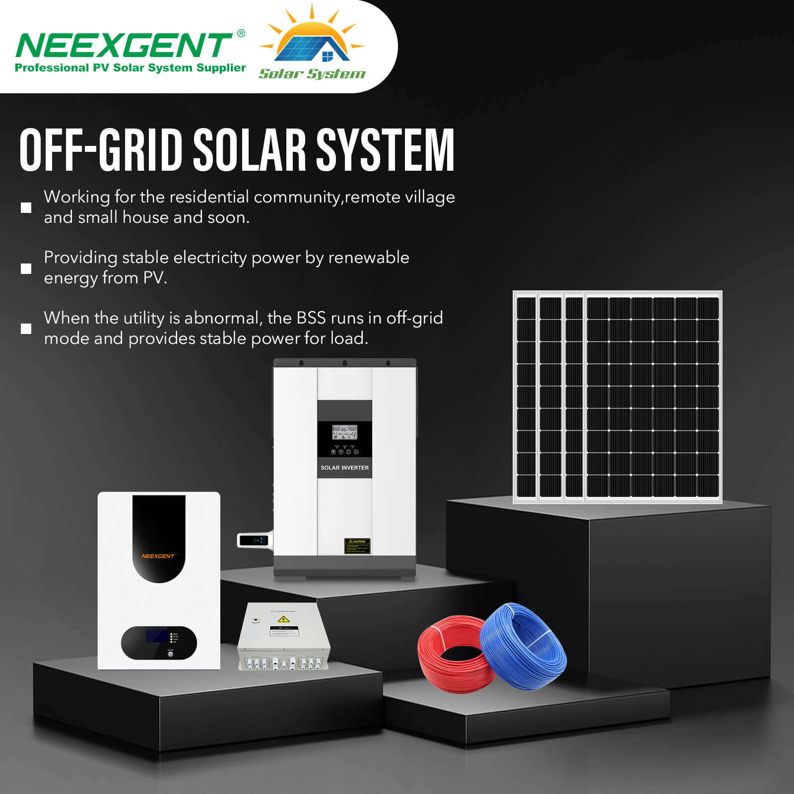 Solar power for off-grid farming