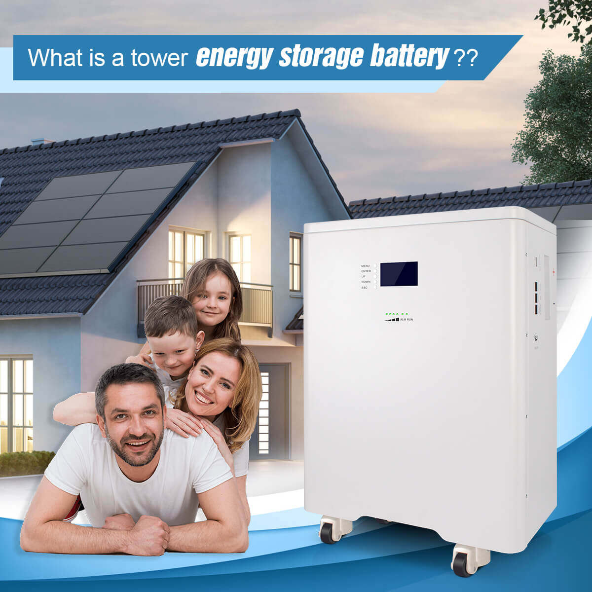 What is a tower energy storage battery