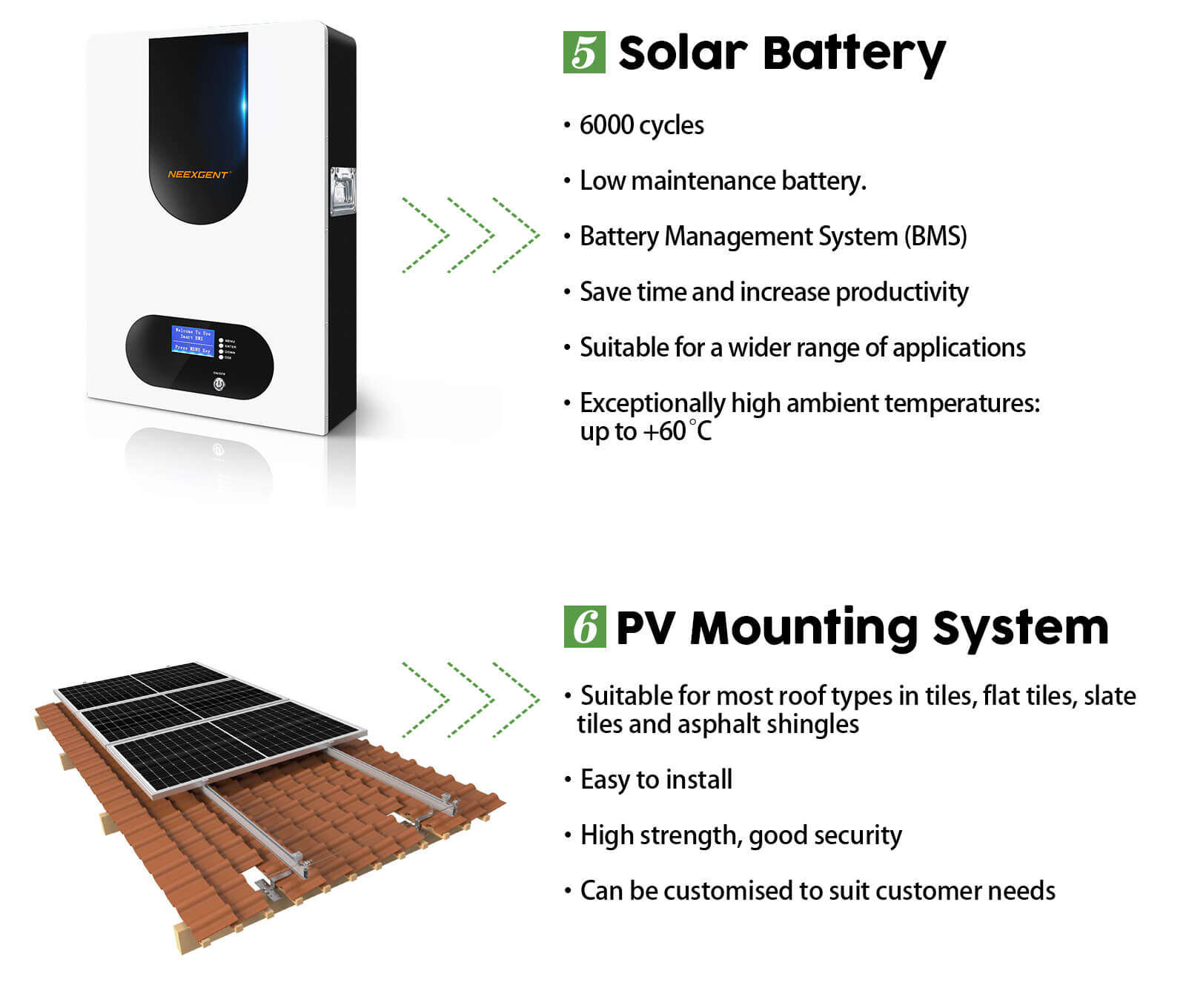 10KW hybrid solar system with battery