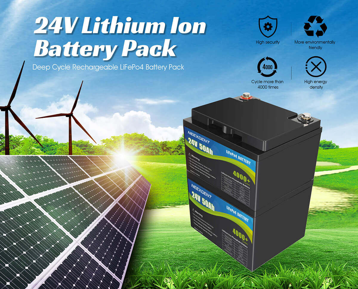 lithium battery pack 24v 50ah