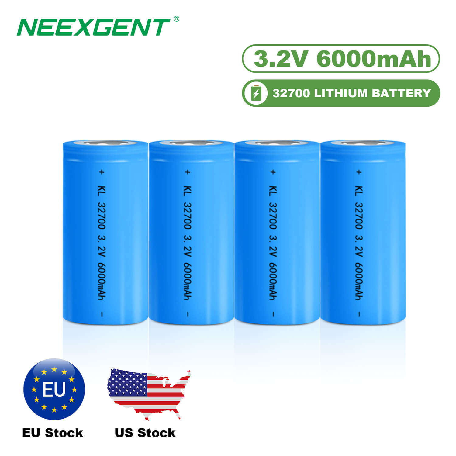 Neexgent 32700 6000mah 3.2V LFP Battery