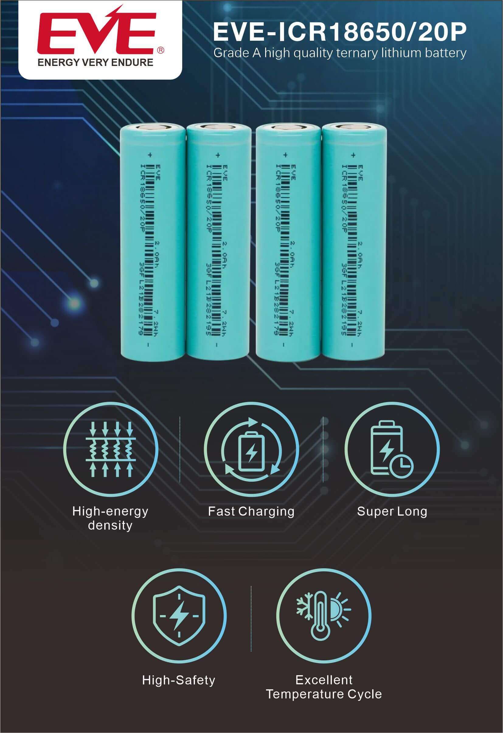 li ion battery 2000mah voltage 3.7 v